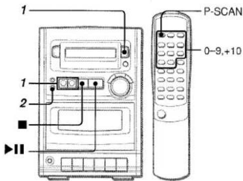 AIWA LCX151 - PRÉRÉGLAGE DES STATIONS - 1