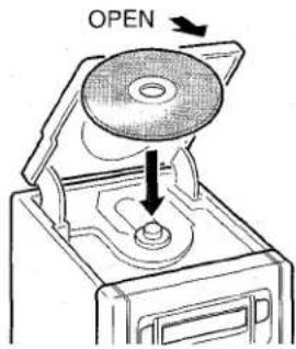 AIWA LCX151 - LOADING A DISC - 1