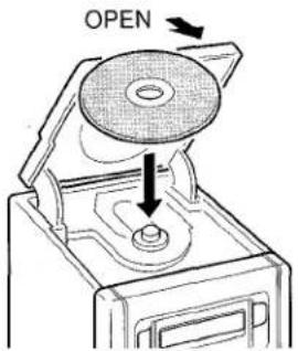 AIWA LCX151 - CHARGEMENT DU DISQUE - 1