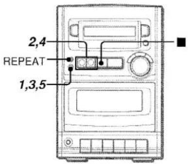 AIWA LCX151 - AJUSTE DEL RELOJ - 1