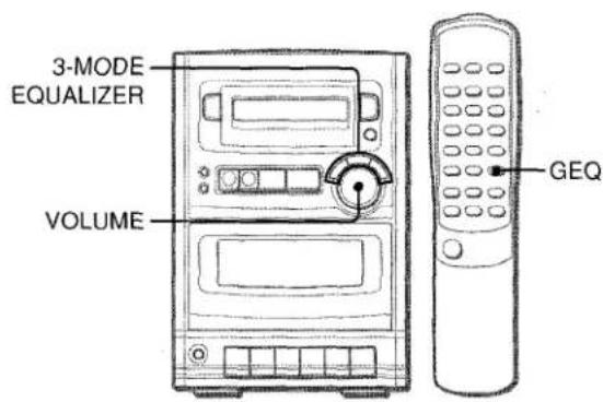 AIWA LCX151 - AJUSTE DEL SONIDO - 1