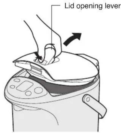 PANASONIC NCEG2200 - How to Remove the Lid - 1