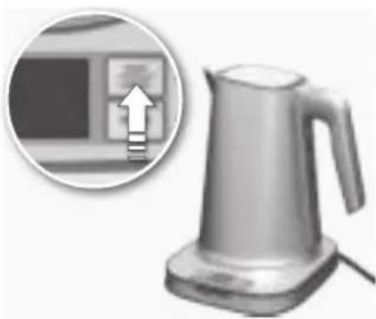 AEG EWA7800 - Press the Start/Cancel button to start or stop boiling water. - 1