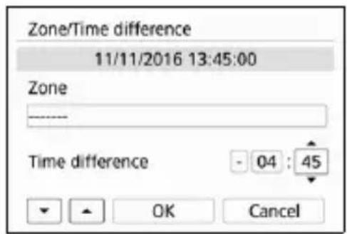 CANON EOS Rebel T7i - Set the time zone. - 4