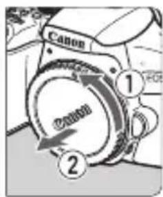 CANON EOS Rebel T7i - Attaching a Lens - 2