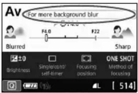 CANON EOS Rebel T7i - Shooting Tips - 1