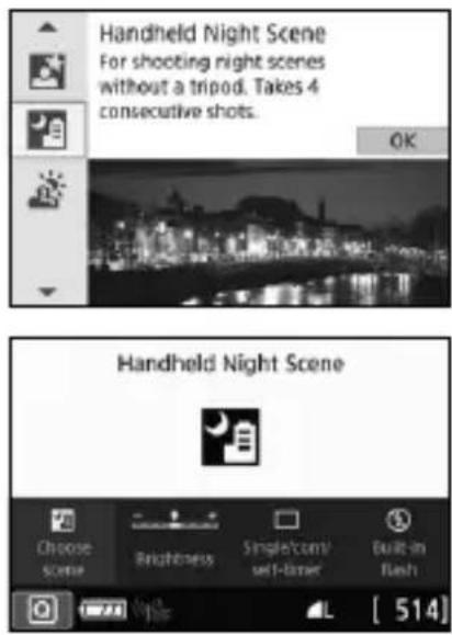 CANON EOS Rebel T7i - Shooting Night Scenes (Handheld) - 1