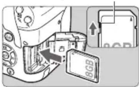 CANON EOS Rebel T7i - Installing the Card - 2