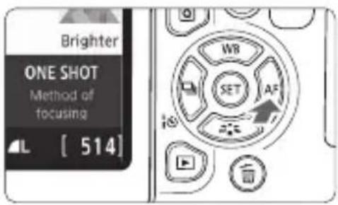 CANON EOS Rebel T7i - AF: Changing the Autofocus Operation ^* - 2