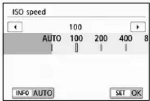CANON EOS Rebel T7i - Set the ISO speed. - 1