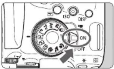 CANON EOS Rebel T7i - Turning on the Power - 1