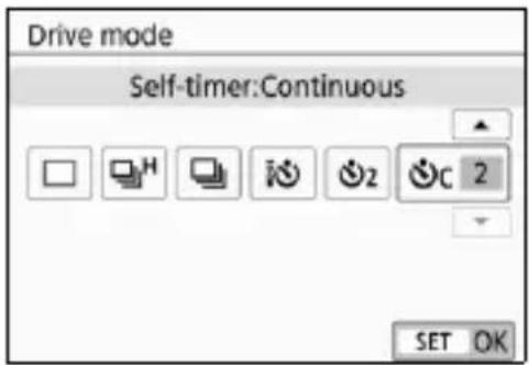 CANON EOS Rebel T7i - Using the Self-timer - 2