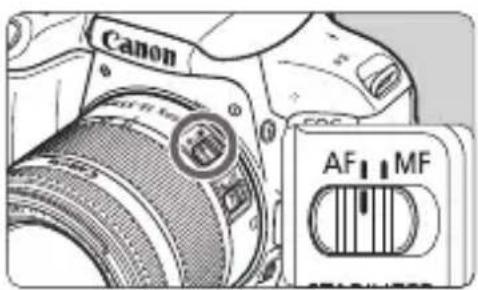 CANON EOS Rebel T7i - Attach the lens. - 1