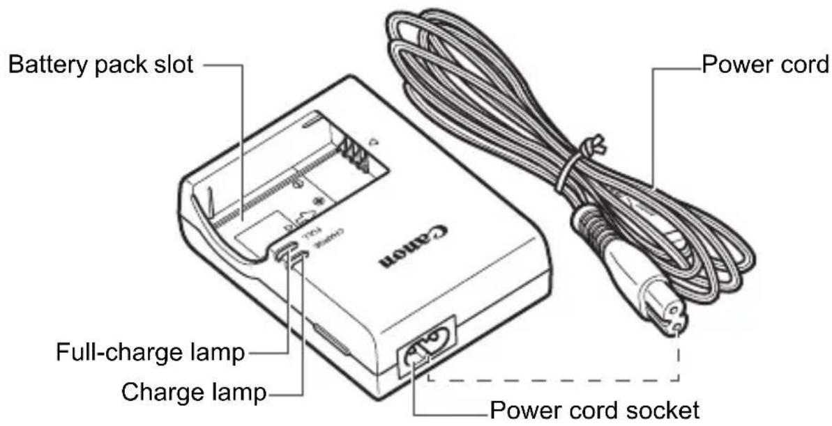 CANON EOS Rebel T7i - Battery Charger LC-E17E - 1