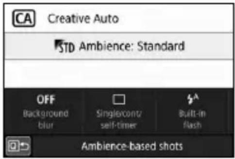 CANON EOS Rebel T7i - Quick Control - 1