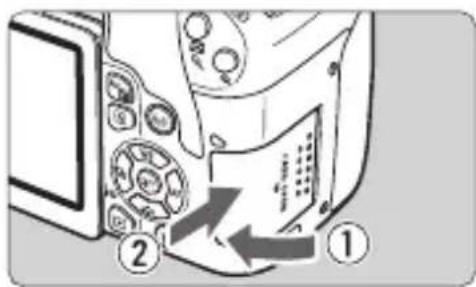 CANON EOS Rebel T7i - Installing the Card - 3