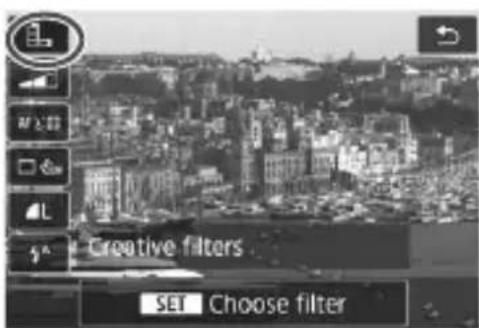 CANON EOS Rebel SL2 - Display the Live View image. - 1