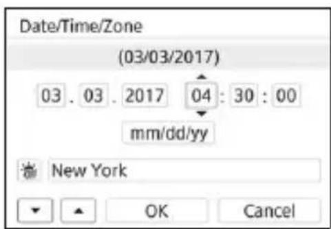 CANON EOS Rebel SL2 - Set the time zone. - 5