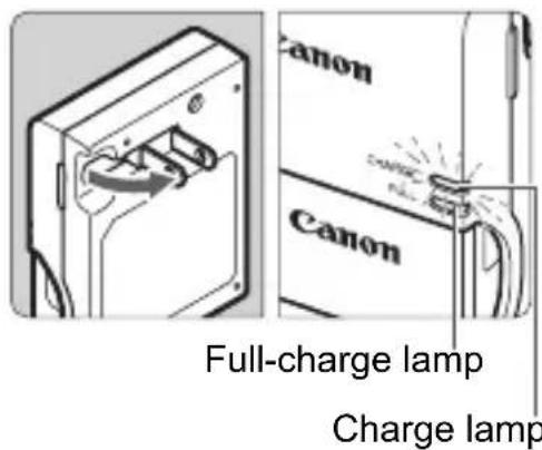 CANON EOS Rebel SL2 - Attach the battery. - 1