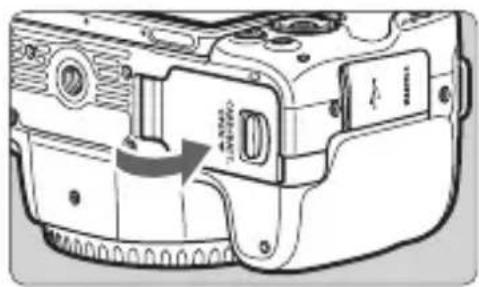 CANON EOS Rebel SL2 - Insert the card. - 1