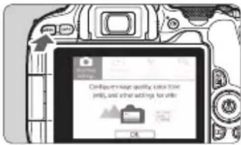 CANON EOS Rebel SL2 - Selecting the Interface Language - 1