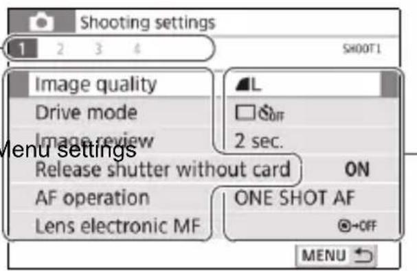 CANON EOS Rebel SL2 - Creative Zone modes - 2