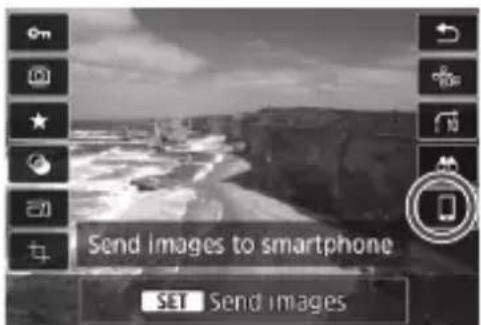 CANON EOS Rebel SL2 - Sending Images from the Quick Control Screen During Playbackle déclencheur à fond.   
Le voyant du retardateur, le signal sonore et l'affichage du compte à rebours (exprimé en secondes) sur le moniteur LCD vous renseignent sur le fonctionnement du retardateur.

Deux secondes avant que la photo ne soit prise, le voyant du retardateur s'allume et le signal sonore s'accélère. - 2