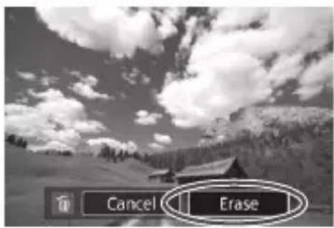 CANON EOS Rebel SL2 - Erasing Imagesfcebb0bed3f6a581c06cb140b0dacf75abfc82.jpg)


You can either select and erase unnecessary images one by one or erase them in one batch. Protected images will not be erased.

Once an image is erased, it cannot be recovered. Make sure you no longer need the image before erasing it. To prevent important images from being erased accidentally, protect them. Erasing an image shot in RAW+JPEG will erase both the RAW and JPEG images.
Erasing a Single ImageQualité image
Mode d'acquisition
Durée de revue
Déclencher obturat. sans carte ON
Opération AF | ONE SHOT AF
Map manuelle avec objectif
→OFF
MENU - 2