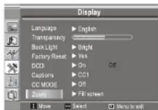 INSIGNIA NS20WLCD - Setting the zoom (aspect ratio) mode - 1