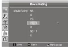 INSIGNIA NS20WLCD - Pour configurer le contrôle parental des films : - 4