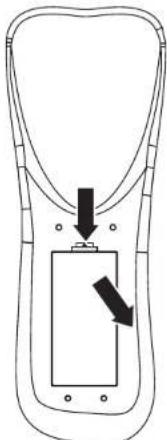 INSIGNIA NS20WLCD - Installing remote control batteries - 1