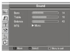INSIGNIA NS20WLCD - To customize the sound settings: - 1