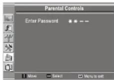 INSIGNIA NS20WLCD - To set parental controls for Canadian English: - 1