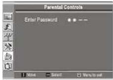 INSIGNIA NS20WLCD - To change the parental controls password: - 1