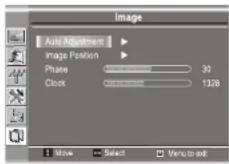 INSIGNIA NS20WLCD - To adjust the image position (alignment): - 1
