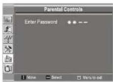 INSIGNIA NS20WLCD - To set parental controls for Canadian French: - 1