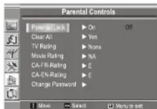 INSIGNIA NS20WLCD - Pour modifier le mot de passe du contrôle parental : - 2