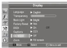 INSIGNIA NS20WLCD - Pour régler le mode des sous-titres codés : - 1