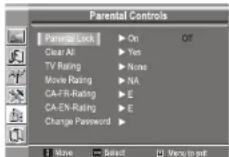 INSIGNIA NS20WLCD - Pour configurer le contrôle parental des films : - 2