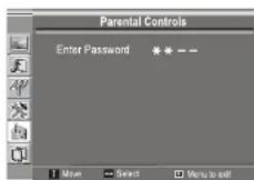 INSIGNIA NS19LCD - To change the parental controls password: - 1