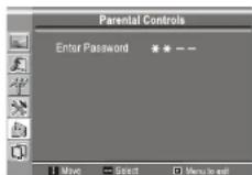 INSIGNIA NS19LCD - Pour configurer le contrôle parental en télévision : - 1