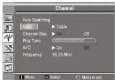 INSIGNIA NS19LCD - Selection de la source du signal TV - 2