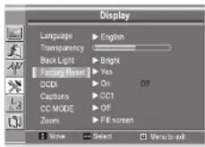 INSIGNIA NS19LCD - To restore the default TV settings: - 1