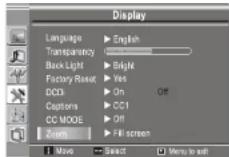 INSIGNIA NS19LCD - Ajuste del modo de zoom (pantalla) - 1