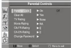 INSIGNIA NS19LCD - Turning the parental lock on and off - 2