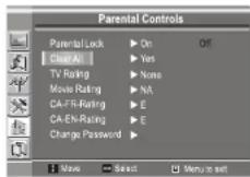 INSIGNIA NS19LCD - Clearing parental control settings - 1