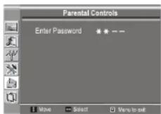 INSIGNIA NS19LCD - Pour modifier le mot de passer du contrôle parental : - 3