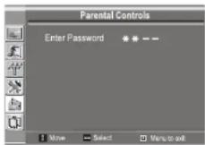 INSIGNIA NS19LCD - Turning the parental lock on and off - 1