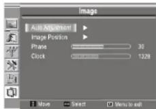INSIGNIA NS19LCD - Adjusting the image position - 1