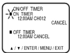 JVC AV14F703 - ON TIMER SETTING - 2
